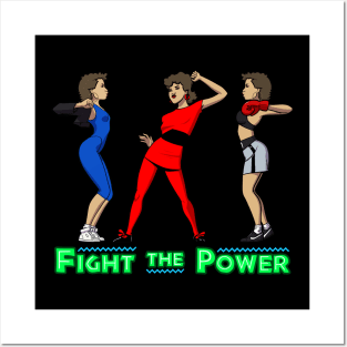 Fight The Power (with text) Posters and Art